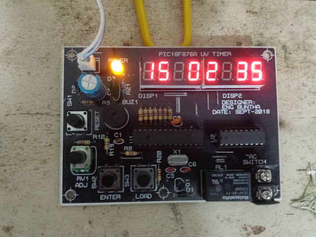 Making a PCB UV Expose Timer Using PIC16F876A With MPLABX XC8